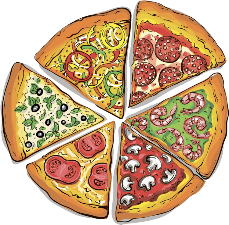 Пицца иллюстрация