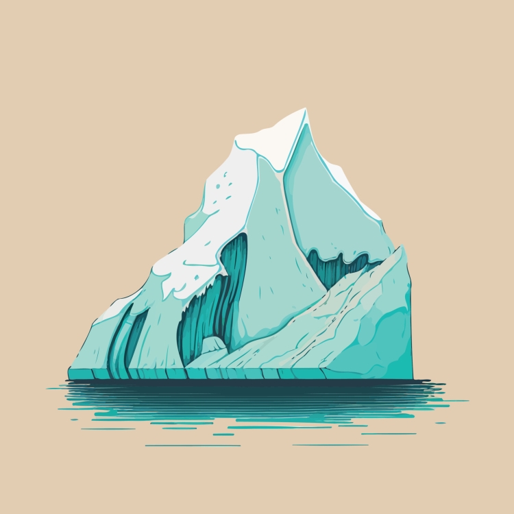 Ледник рисунок