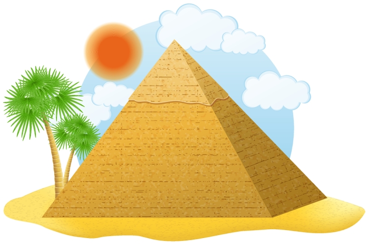 Пирамида фараона рисунок