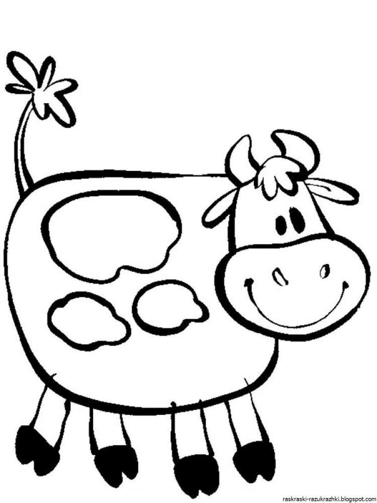 Коровы для детей 3 лет. Раскраска корова. Корова раскраска для детей. Корова раскраска для малышей. Коровка раскраска для детей.