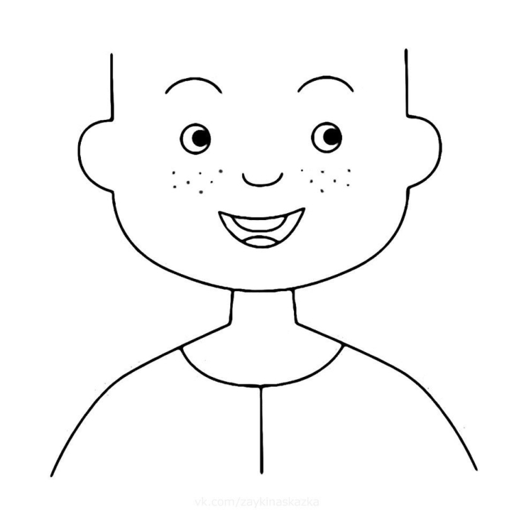 Лицо рисунок для детей
